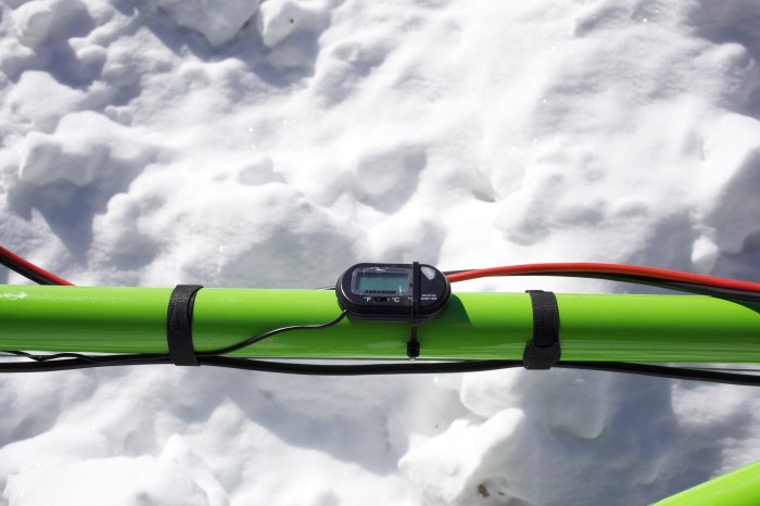 Temp Sensor installed inside the controller unit.