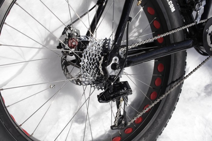 The 10 speed with the super skinny chain is sub-optimal. X9 Derailleur tends to loosen up and needs locktite on the main mounting bolt.