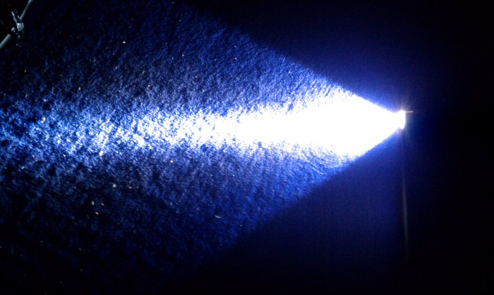 It's hard to convey with pictures just how bright these lights really are.