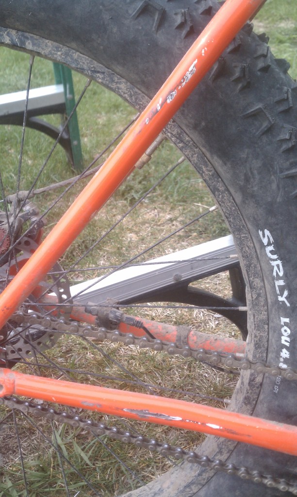 Your paint will wear away if the bikes rub together on the rack.