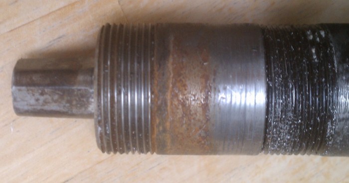 30 seconds with a can of spraypaint before you install the extension will keep the extension from rusting