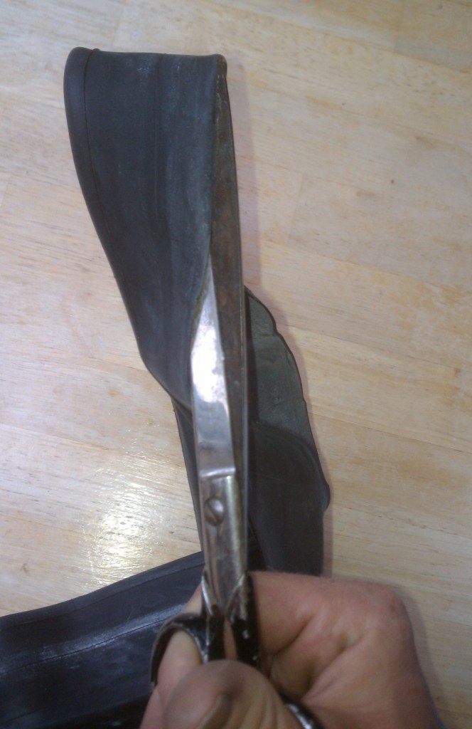 Be careful when cutting the tubes that you stay on the outside of the tube