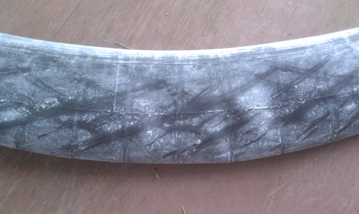 At low tire pressures and high speeds the friction between the tire and the tube will quickly wear through your tubes.