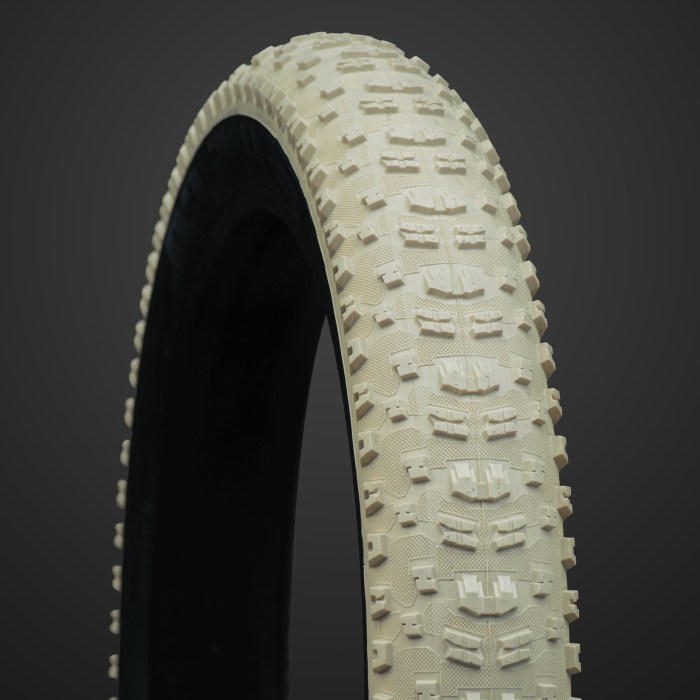 For those snow-camo bikes this tire comes in an off-white option.