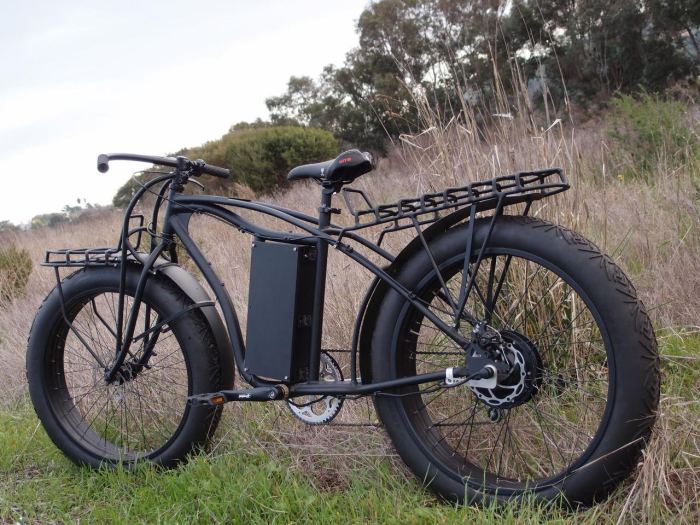 Their fat tire cargo bike frame is truly a work of art.