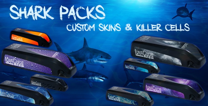 I really love the customizable vinyl skins that Eric ships with his shark packs