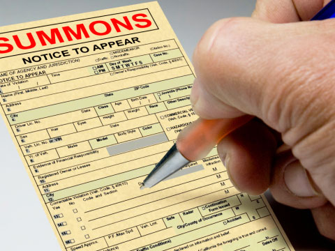 Any officer of the law can write you a summons for anything they want to. Deal with it.